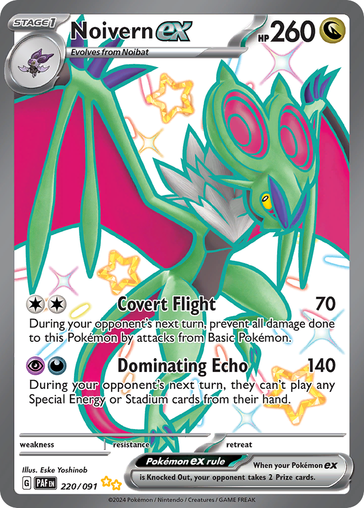 Noivern ex - 220/91 - Paldean Fates