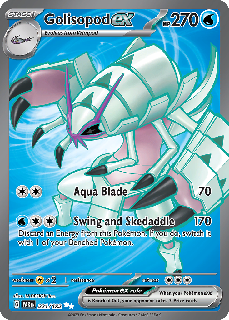 Golisopod ex - 221/182 - Paradox Rift