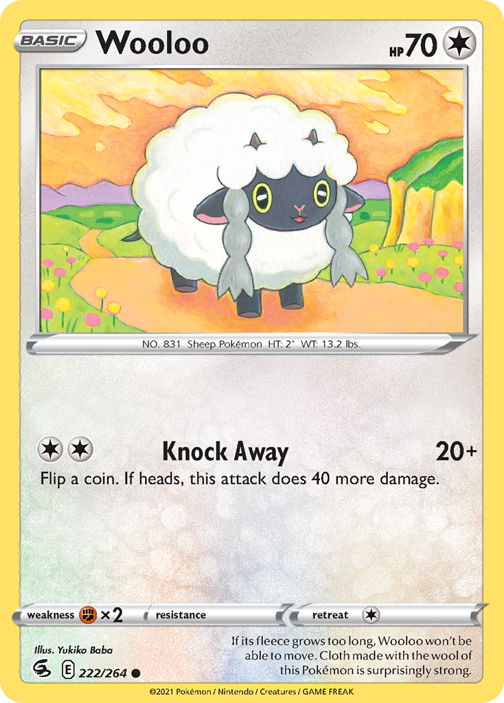 Wooloo - 222/264 - Fusion Strike