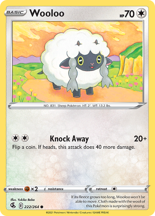 Wooloo - 222/264 - Fusion Strike