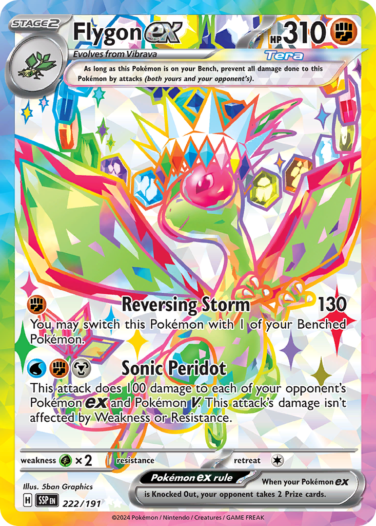 Flygon ex - 222/191 - Surging Sparks