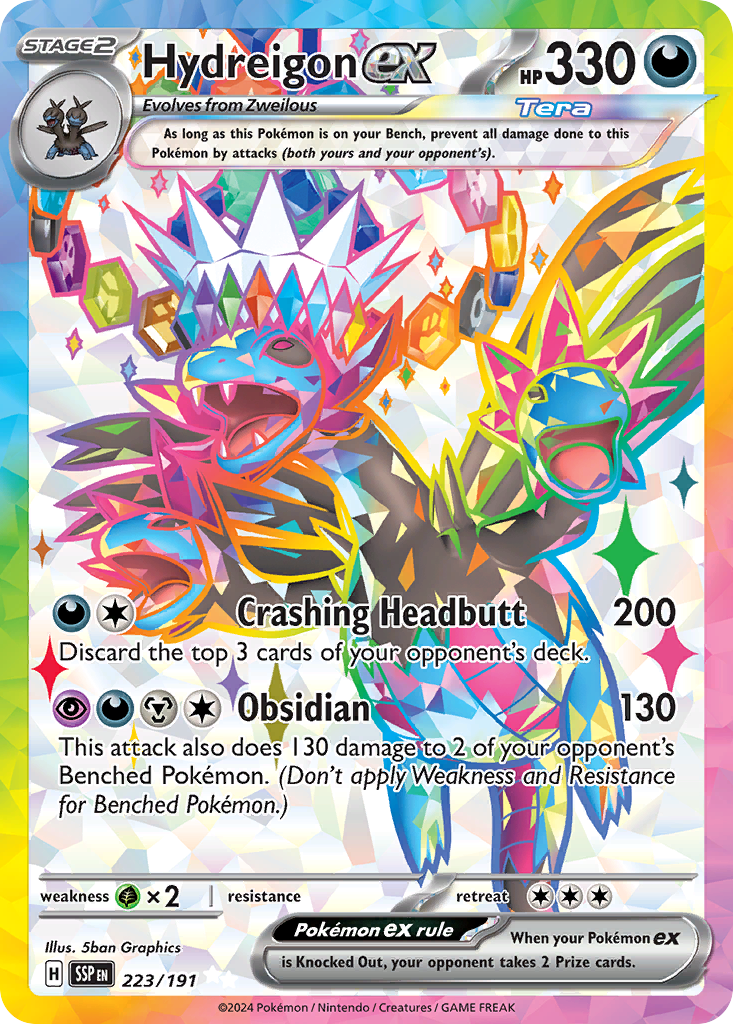 Hydreigon ex - 223/191 - Surging Sparks