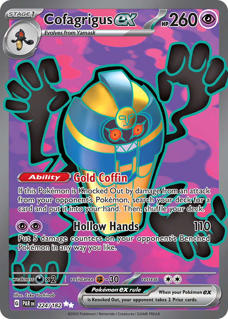 Cofagrigus ex - 224/182 - Paradox Rift