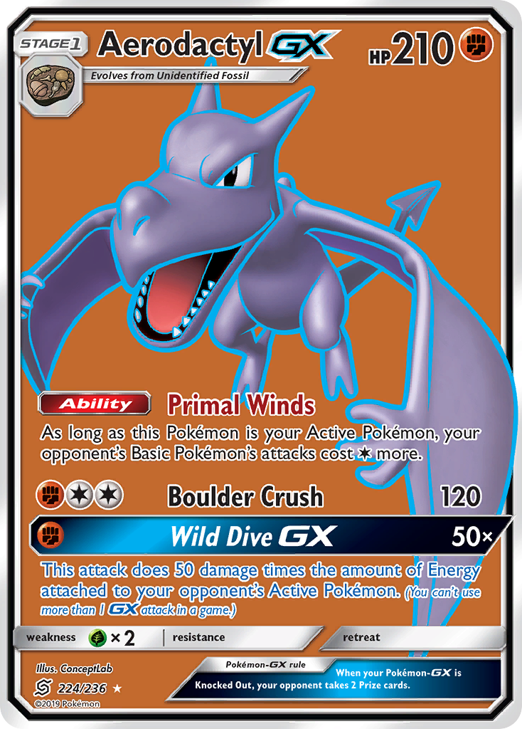 Aerodactyl-GX - 224/236 - Unified Minds