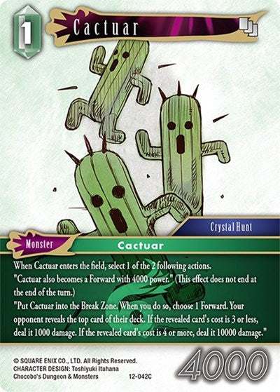 Cactuar - 12-042C - Common - Opus XII