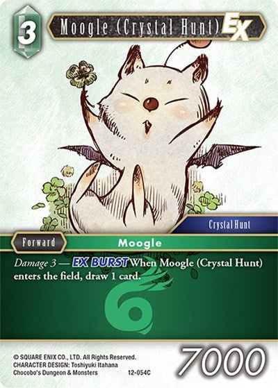 Moogle (Crystal Hunt) EX - 12-054C - Common - Opus XII
