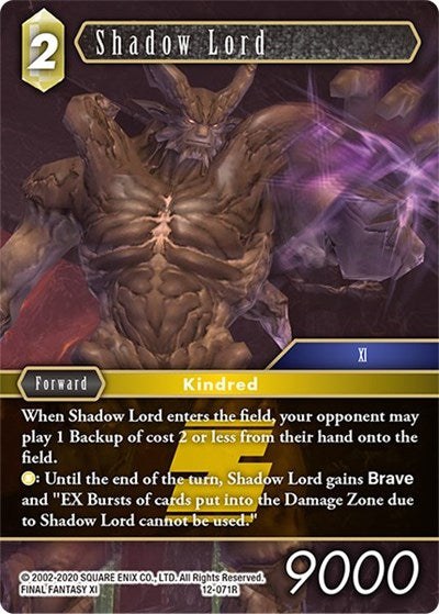 Shadow Lord - 12-071R - Rare - Opus XII