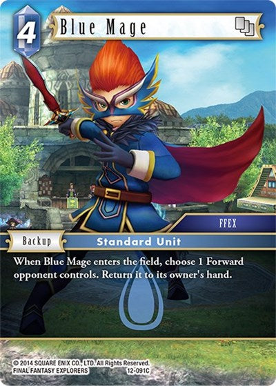 Blue Mage - 12-091C - Common - Opus XII