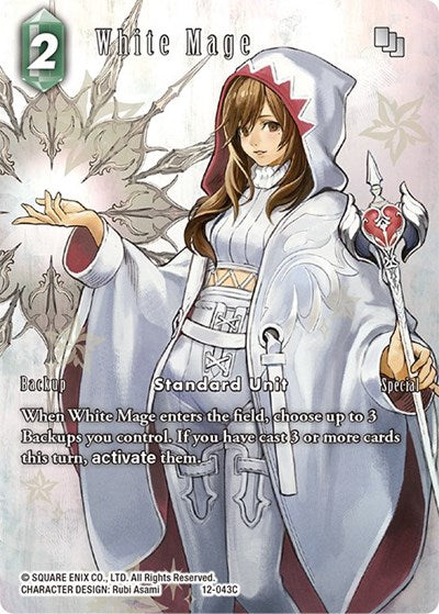 White Mage - 12-043C - Common (Full Art) - Opus XII