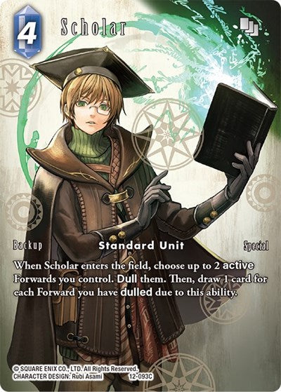 Scholar - 12-093C - Common (Full Art) - Opus XII