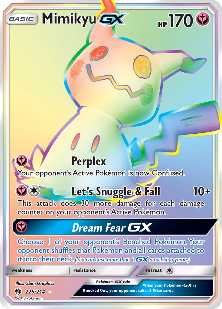 Mimikyu-GX - 226/214 - Lost Thunder