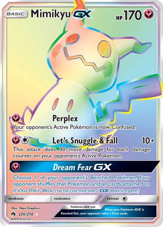 Mimikyu-GX - 226/214 - Lost Thunder