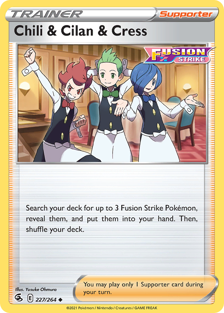 Chili & Cilan & Cress - 227/264 - Fusion Strike