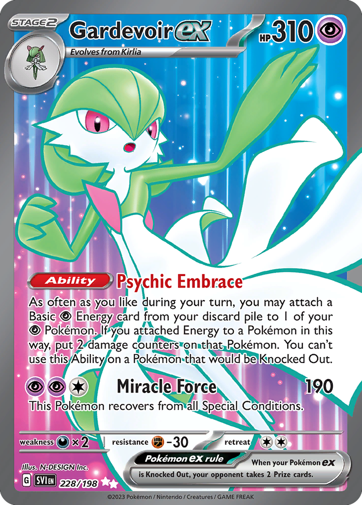 Gardevoir ex - 228/198 - Scarlet & Violet