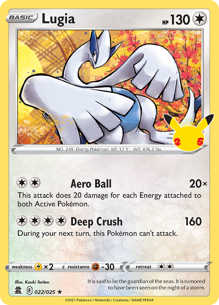 Lugia - 22/25 - Celebrations