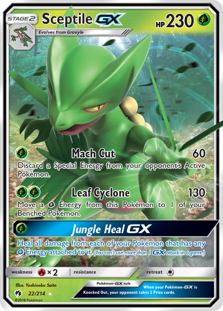 Sceptile-GX - 022/214 - Lost Thunder