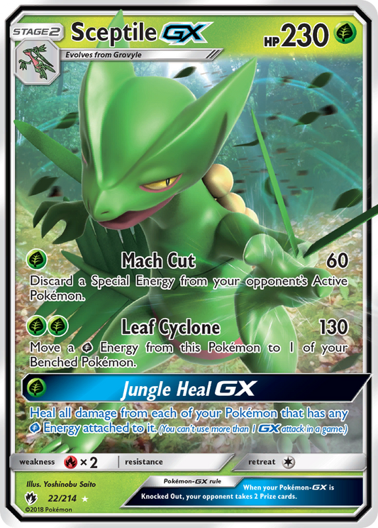 Sceptile-GX - 022/214 - Lost Thunder