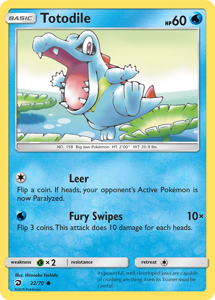 Totodile - 22/70 - Dragon Majesty