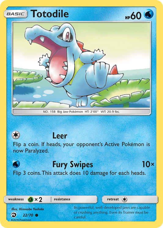 Totodile - 22/70 - Dragon Majesty