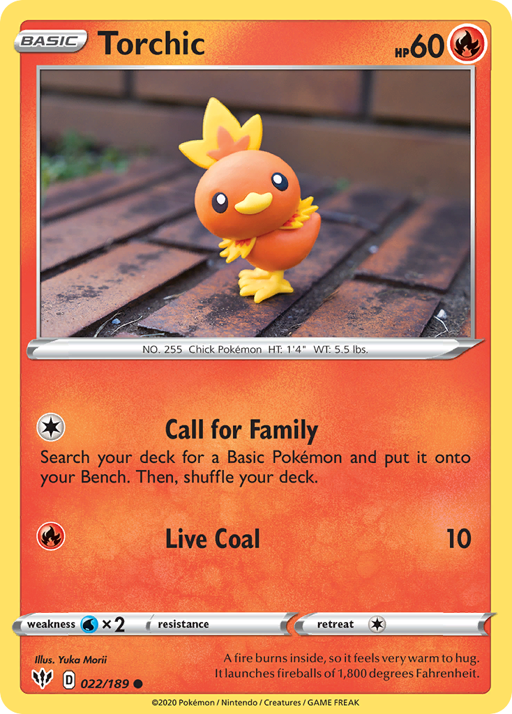 Torchic - 022/189 - Darkness Ablaze