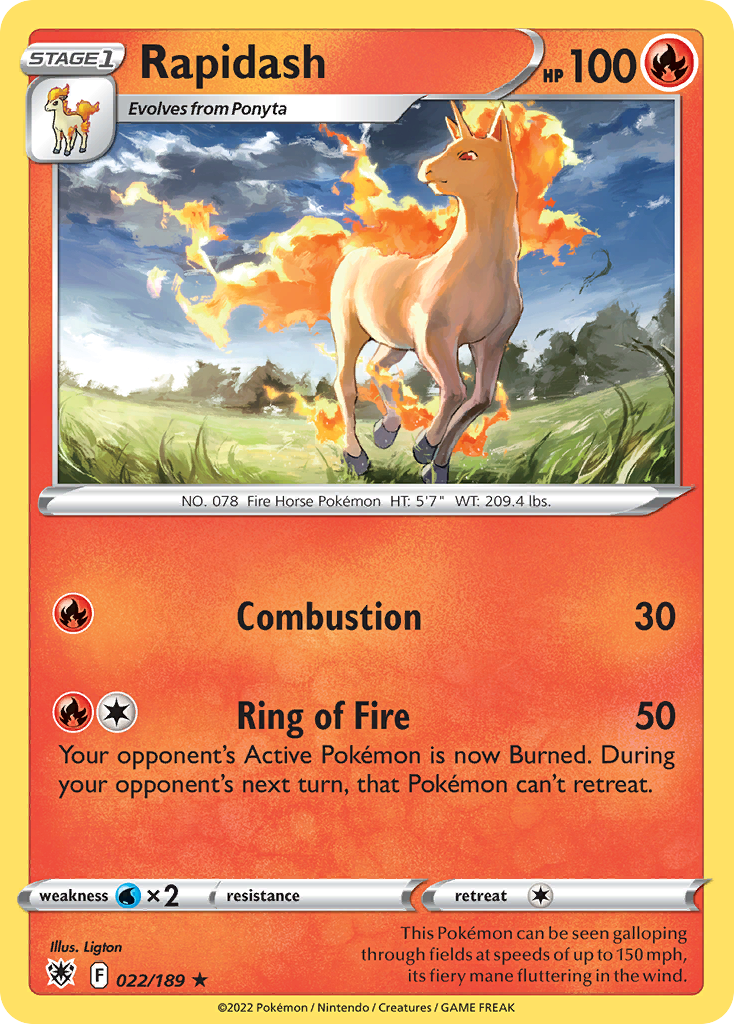 Rapidash - 022/189 - Astral Radiance