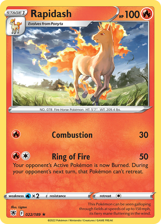 Rapidash - 022/189 - Astral Radiance