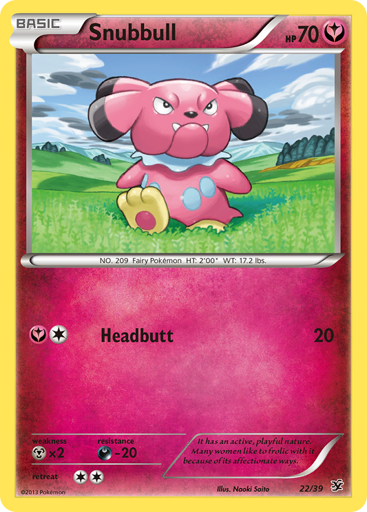 Snubbull - 22/39 - Kalos Starter Set