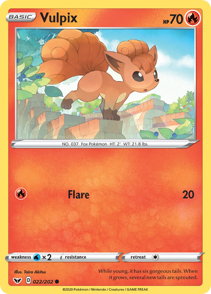 Vulpix - 022/202 - Sword & Shield