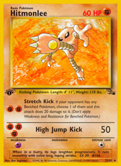 Hitmonlee - 22/62 - Fossil