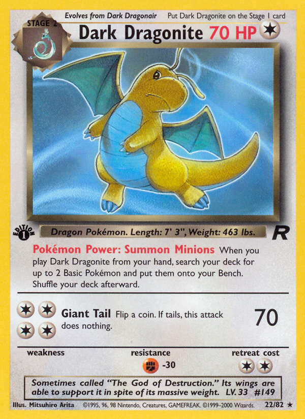 Dark Dragonite - 22/82 - Team Rocket