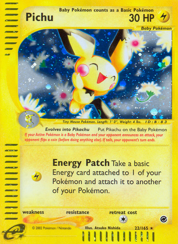 Pichu - 022/165 - Expedition Base Set