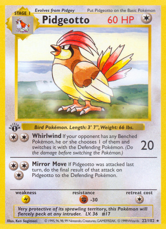 Pidgeotto - 022/102 - Base