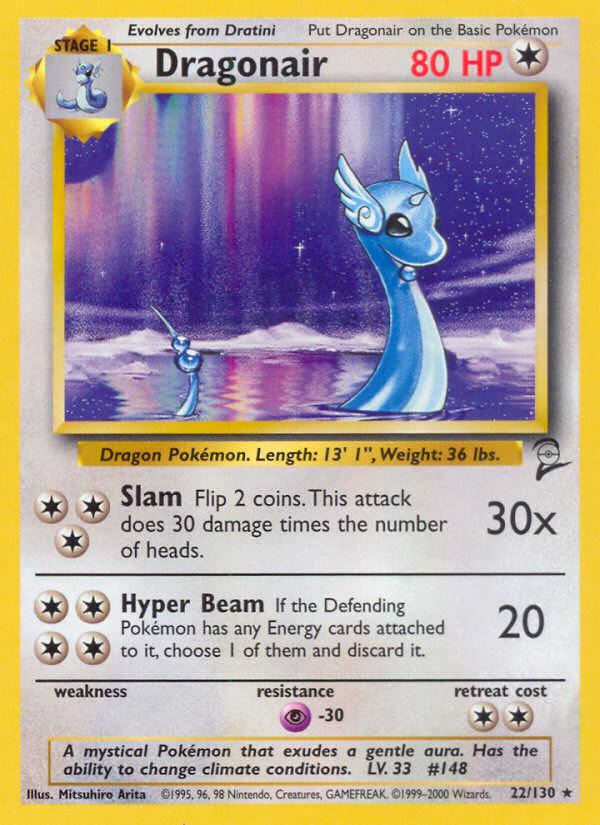 Dragonair - 022/130 - Base Set 2