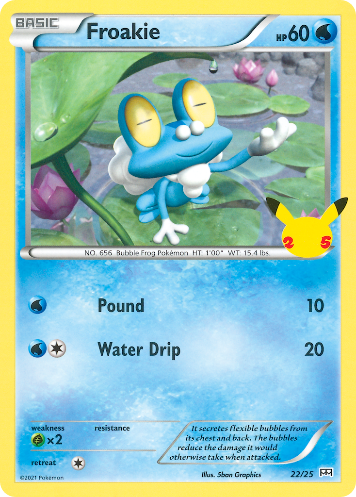 Froakie - 22/25 - McDonald's Collection 2021