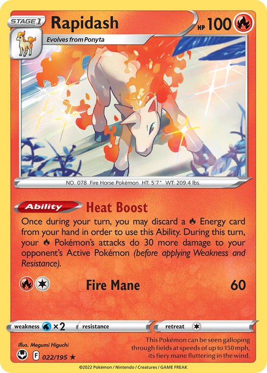 Rapidash - 022/195 - Silver Tempest