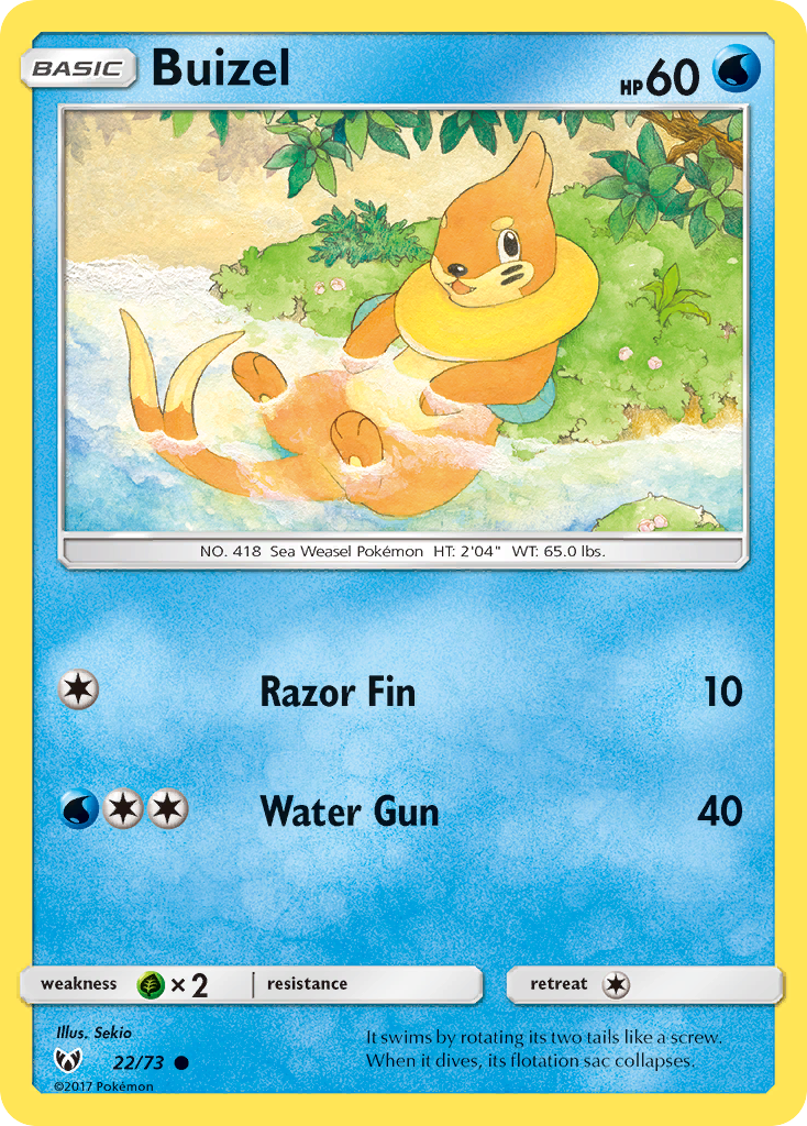 Buizel - 22/73 - Shining Legends