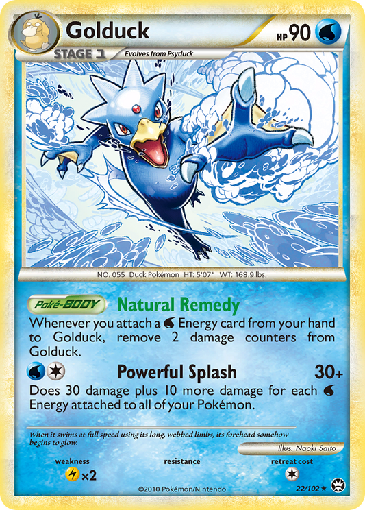 Golduck - 022/102 - HS—Triumphant