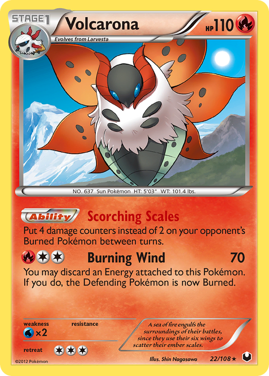 Volcarona - 022/108 - Dark Explorers