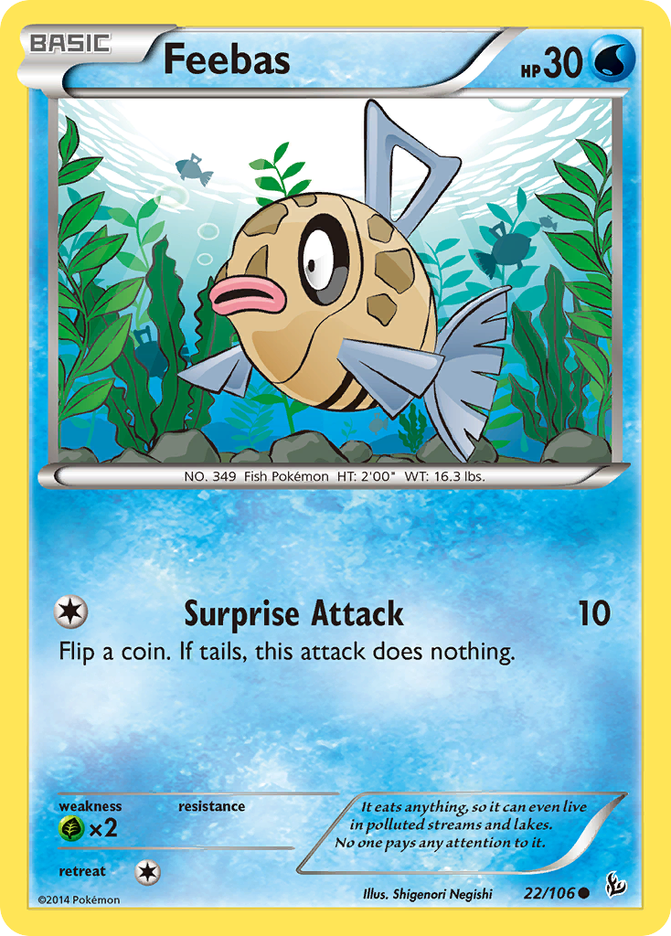 Feebas - 022/106 - Flashfire