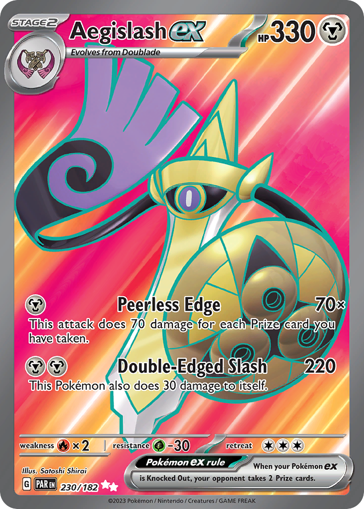 Aegislash ex - 230/182 - Paradox Rift