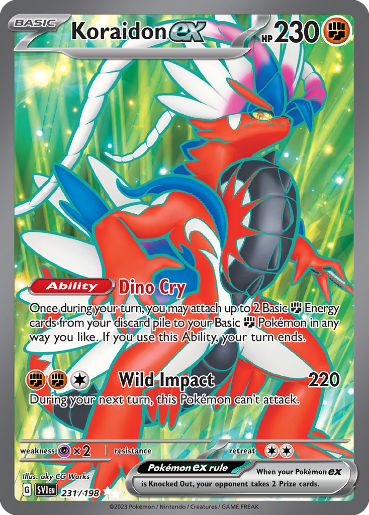 Koraidon ex - 231/198 - Scarlet & Violet