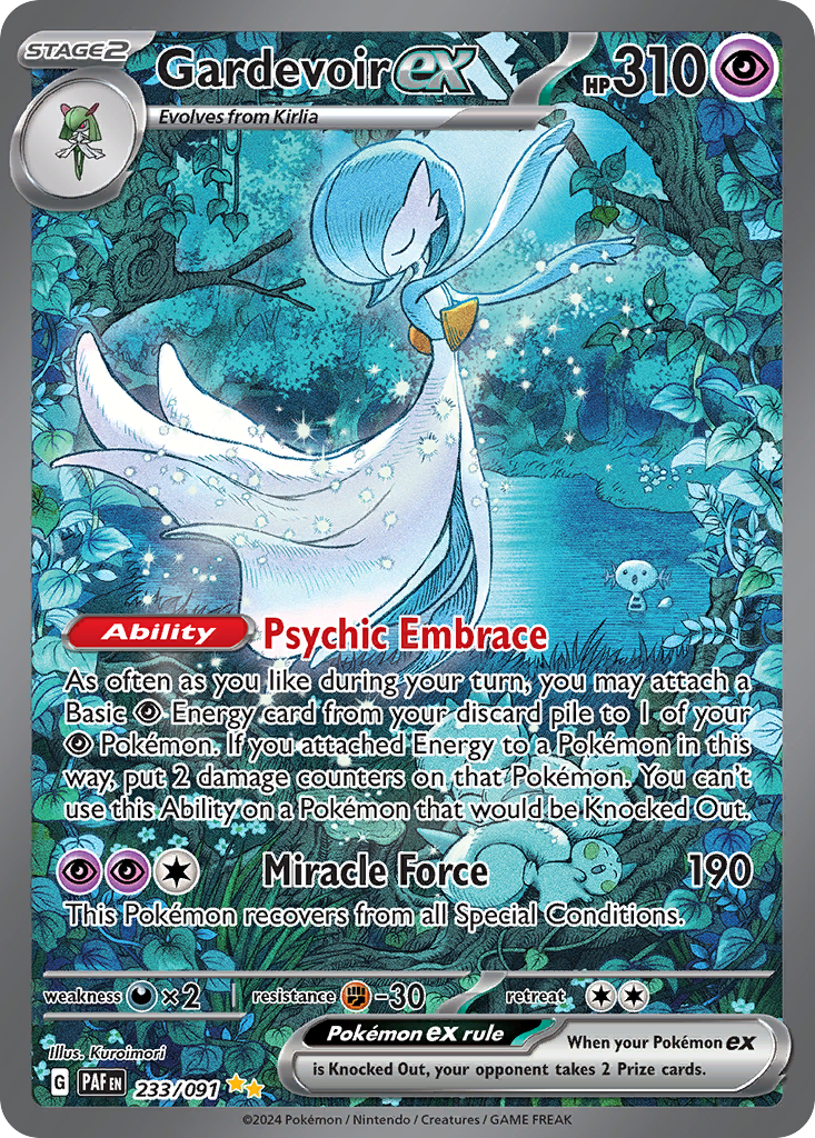 Gardevoir ex - 233/91 - Paldean Fates