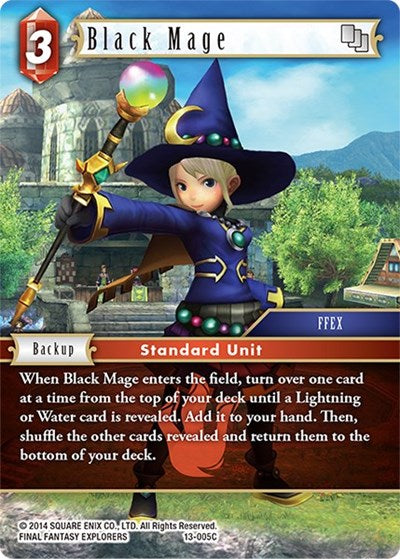 Black Mage - 13-005C - Common - Opus XIII: Crystal Radiance