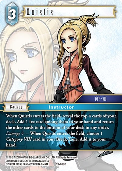 Quistis - 13-018H - Common - Opus XIII: Crystal Radiance