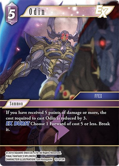 Odin EX - 13-072R - Rare - Opus XIII: Crystal Radiance