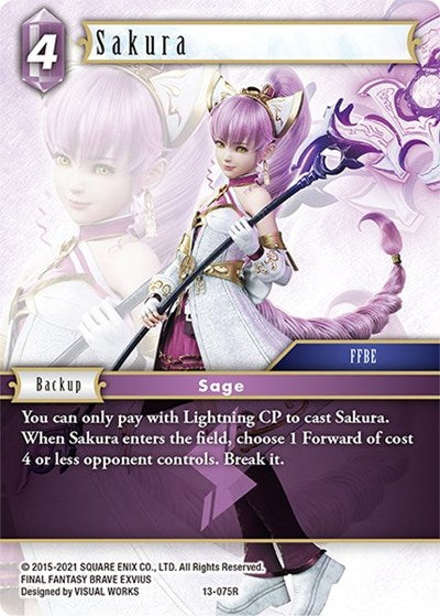 Sakura - 13-075R - Rare - Opus XIII: Crystal Radiance