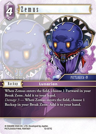 Zemus - 13-077C - Common - Opus XIII: Crystal Radiance