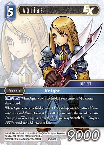 Agrias EX - 13-086R - Rare - Opus XIII: Crystal Radiance