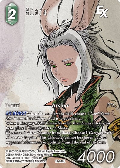 Shara - 13-040L - Legend (Full Art) - Opus XIII: Crystal Radiance