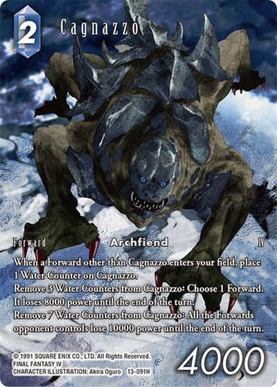 Cagnazzo - 13-091H - Hero (Full Art) - Opus XIII: Crystal Radiance